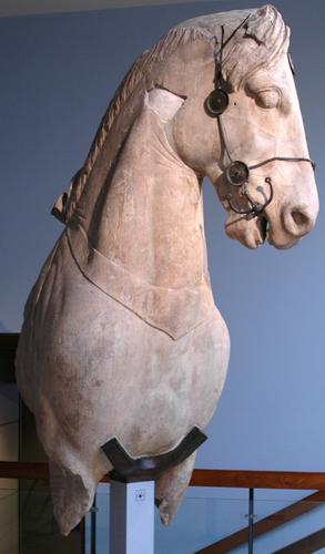 Halicarnassus, Mausoleum, Horse of the quadriga (by Pythis)