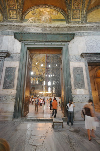 Constantinople, Hagia Sophia, Narthex, Imperial gate
