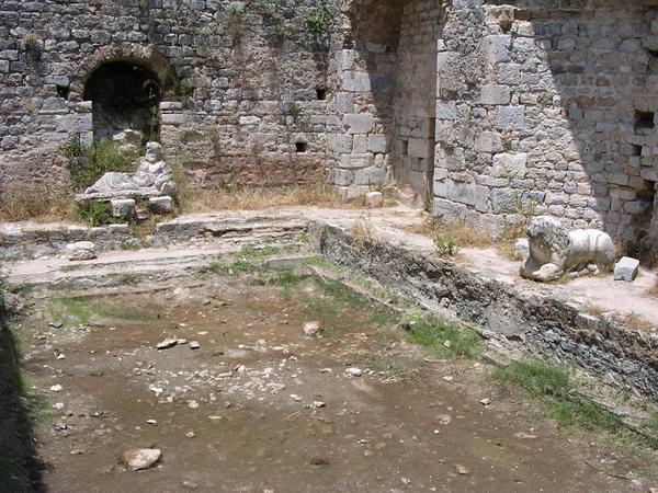 Miletus, Baths of Faustina, pool