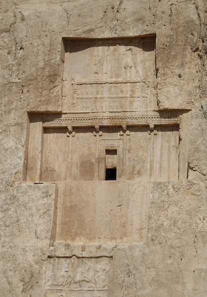 The tomb of Darius the Great (with a Sasanian relief of Bahram II)