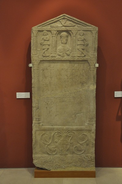 Kékkút, Tombstone of a soldier of II Adiutrix