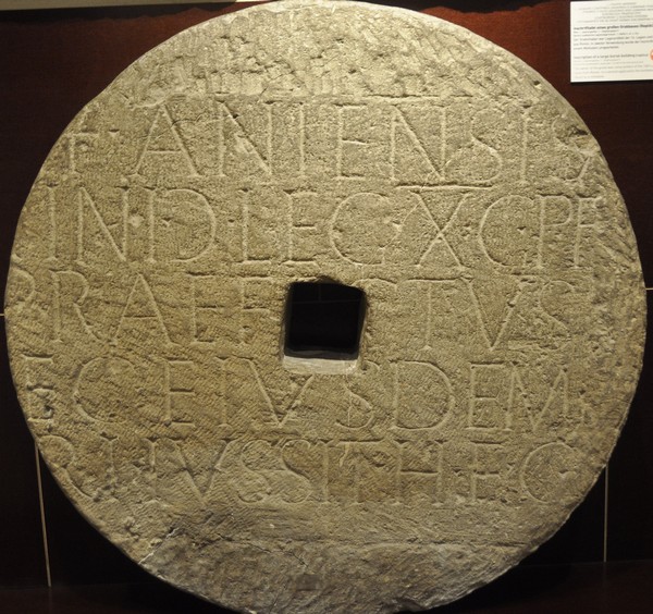 Vienna, Burial inscription of an officer of the Tenth Legion Gemina