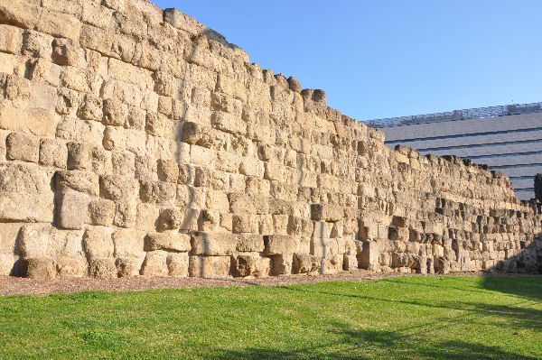Rome, The Servian Wall near Rome's central station