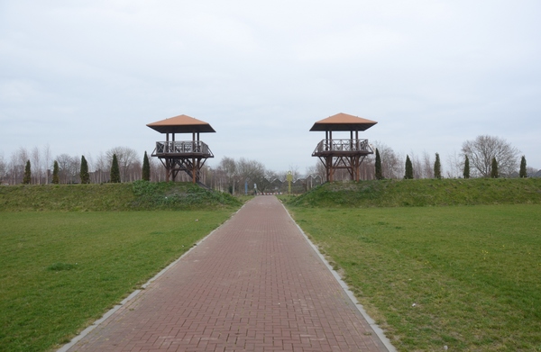 Leiden-Matilo, Modern reconstruction of a gate