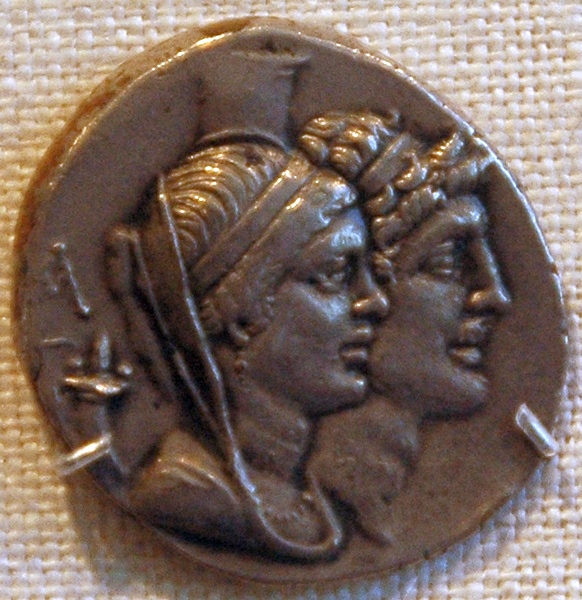 Alexander I Balas and Cleopatra Thea, coin