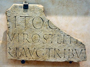 The tombstone of Tacitus