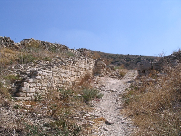 Segesta, Road from the temple to the theater