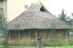 Reconstruction of an Iron Age hut