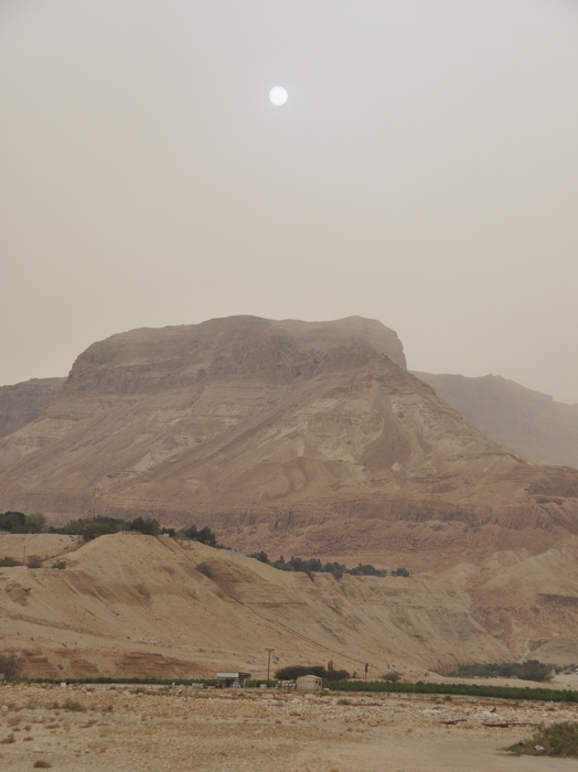 Masada in the mist