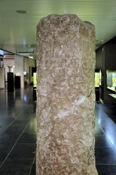 Milestone, found in Binche;