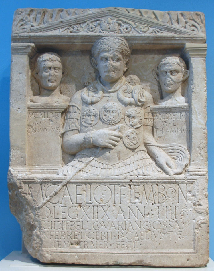 Xanten, Cenotaph of Marcus Caelius