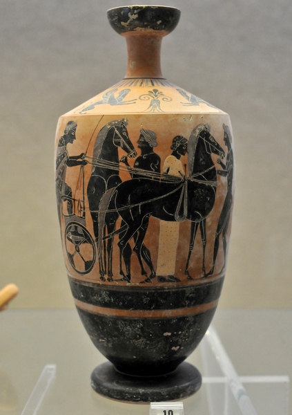 Syracuse, Vase with a chariot (Taleides Painter)