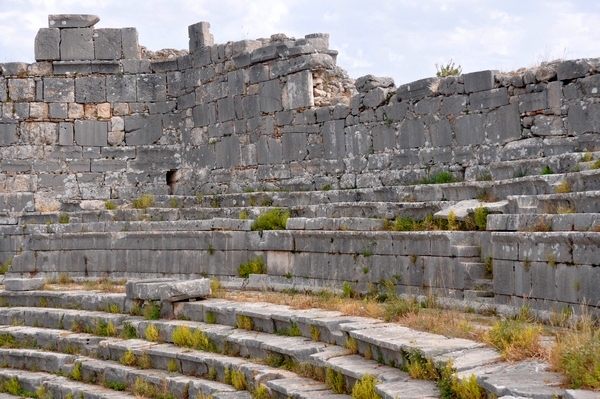 Xanthus, Roman theater with late-antique fortification
