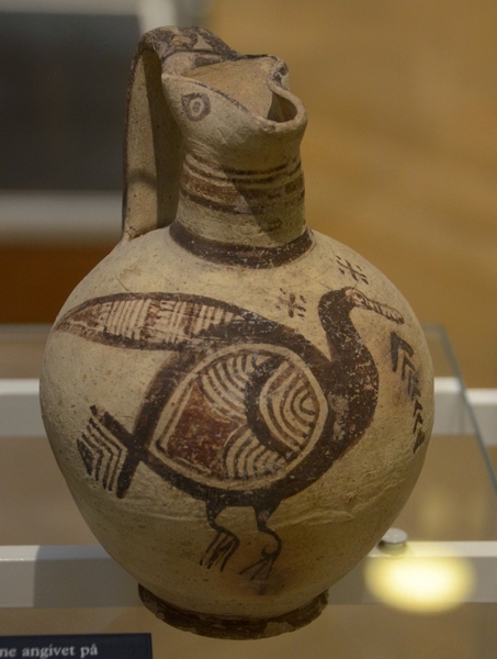 Cyprus, Archaic pottery with a picture of a duck
