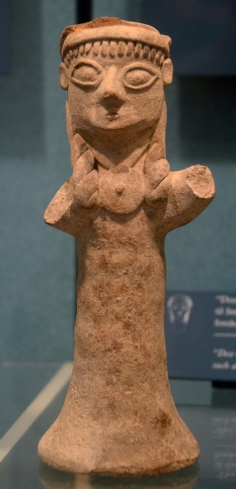 Old Paphos, Archaic figurine of a worshipper of Aphrodite