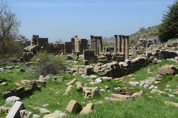 Faqra, Temple of Atargatis and Byzantine church
