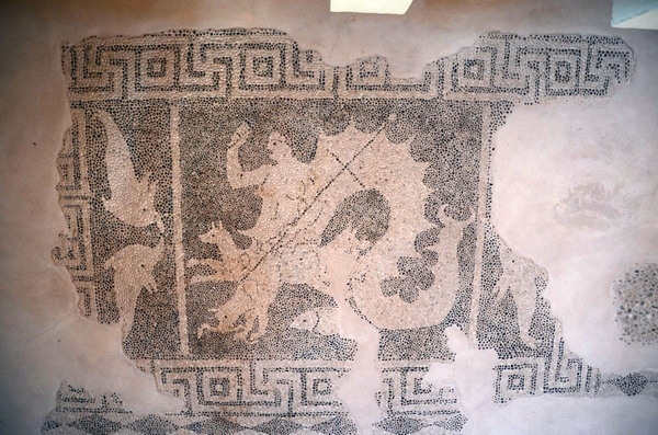 New Paphos, House of Dionysus, Room 01, Hellenistic Mosaic of Scylla