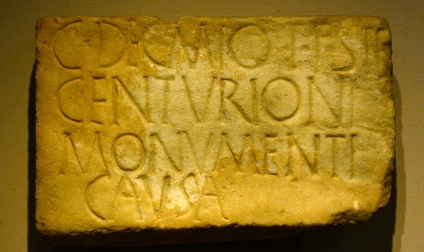 Pegeia, Decmius inscription