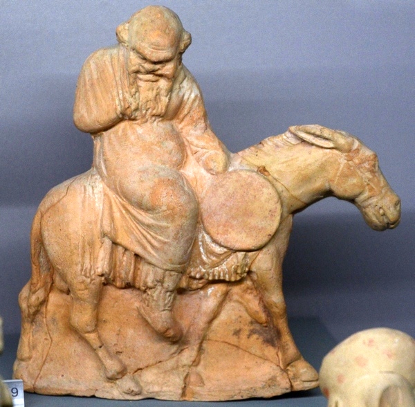 Soli, Figurine of a satyr on a donkey