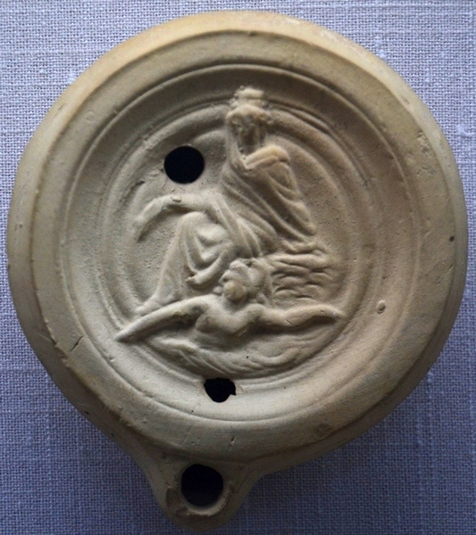 Cyprus, Oil lamp with the Tyche of Antioch