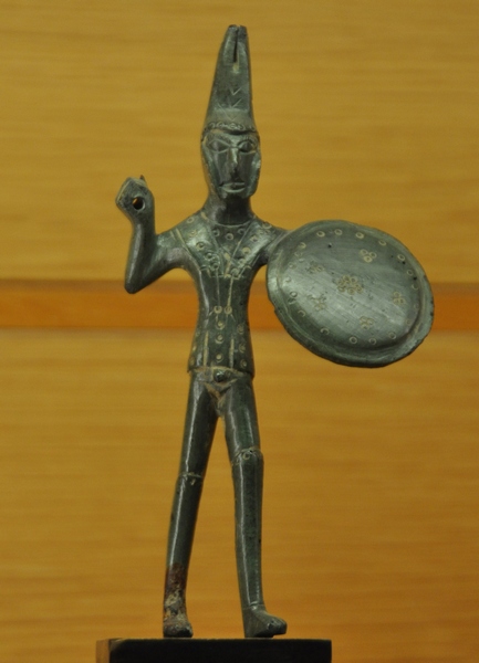 Figurine of an Etruscan warrior