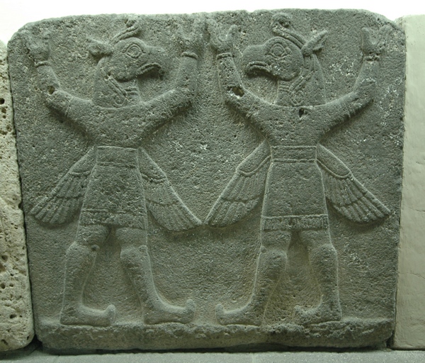 Karchemish, Neo-Hittite relief of two winged demons