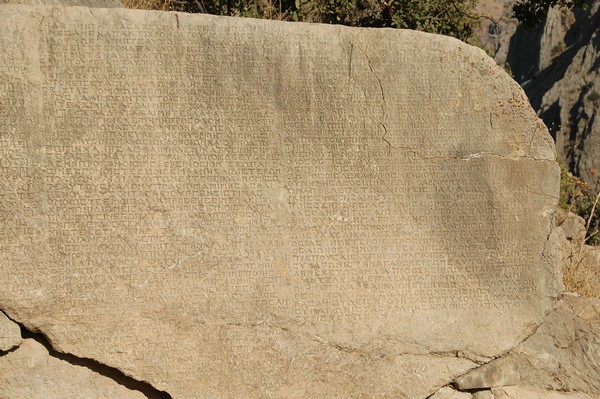 Arsameia, Site 3, Inscription