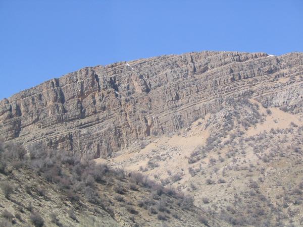 Zagros, Geological layers, east of Yasuj