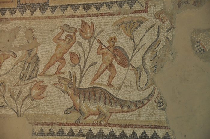 Sepphoris, House of the Dionysus Mosaic, Dionysiac scene