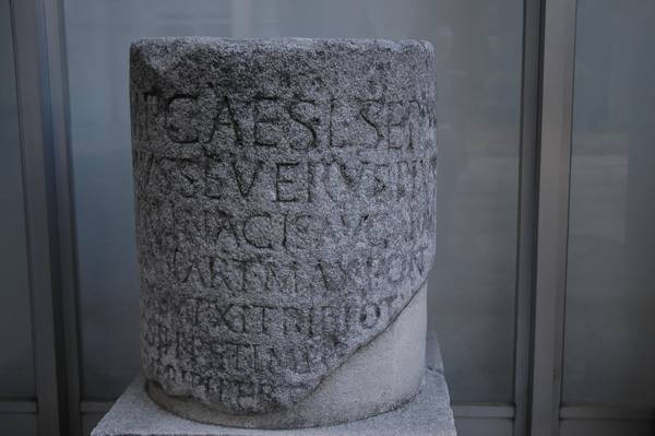 Kavala, Milestone of Septimius Severus