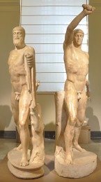 Statue of Harmodius and Aristogeiton, the Tyrannicides, from the Baths of Caracalla in Rome