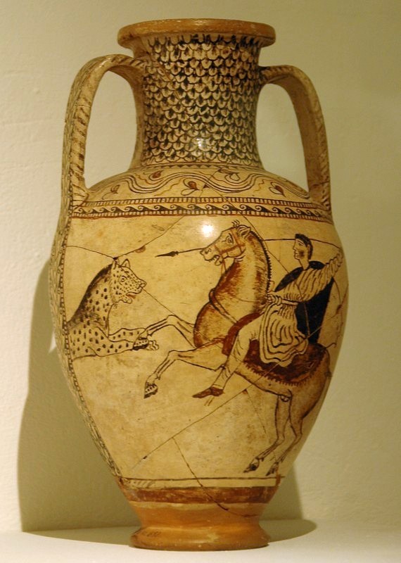 Anisa, Amphora with a hunting scene