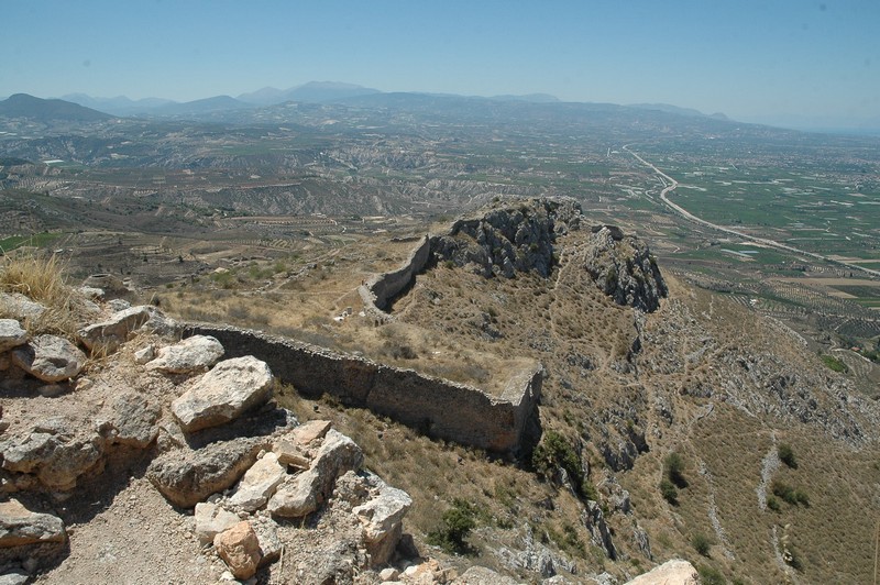 Acrocorinth, Walls