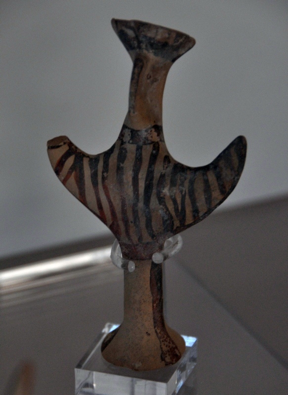 Isthmia, Mycenaean "Psi" statuette