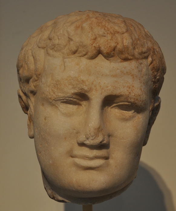 Smyrna, Portrait of Caligula, reworked to resemble Titus