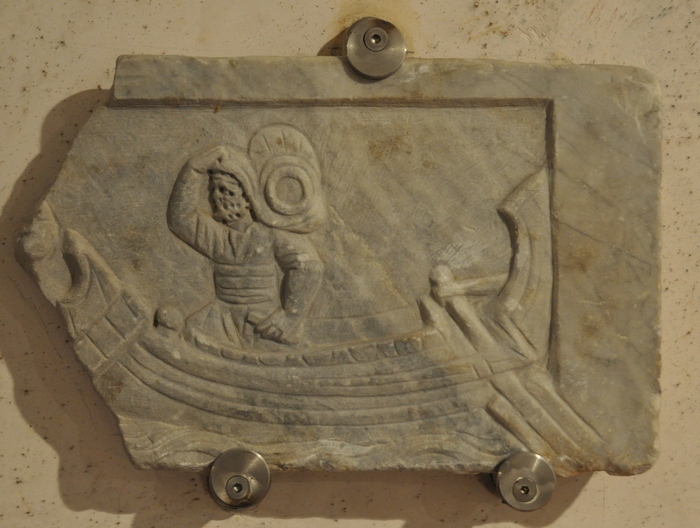 Ostia, Relief of the unloading of a boat