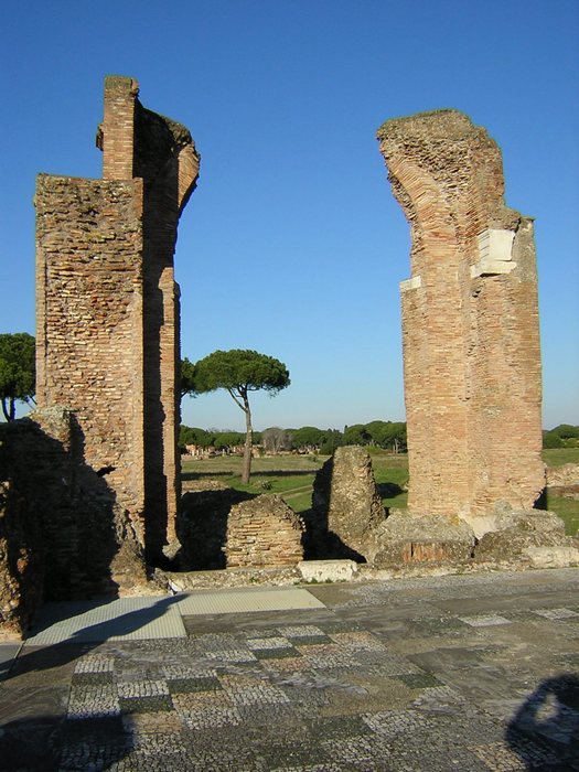 Ostia, Baths of the Porta Marina (1)