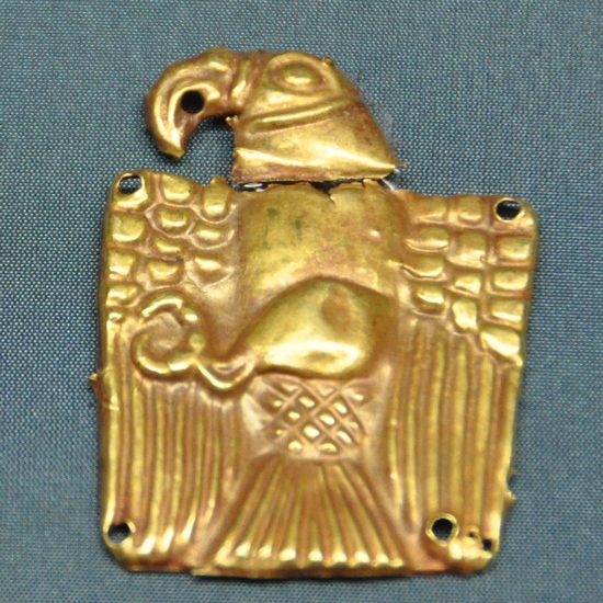 Eagle-shaped Scythian brooche
