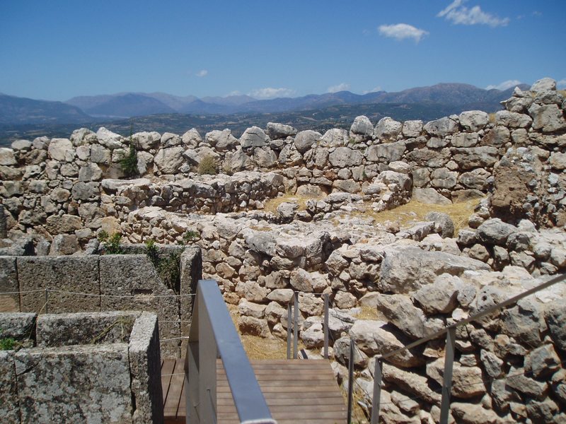 Mycenae, Cyclopean Wall near Grave Circle A