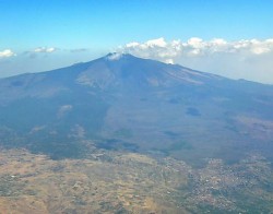 The Etna, seen from an airplane