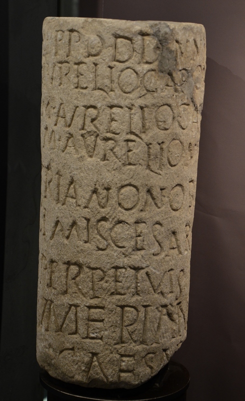 Nedinum, Milestone of Carus and sons