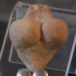 Female figurine from Tall Hujayrat al-Ghuzlan, made of baked clay