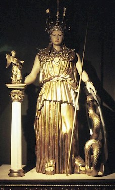 Reconstruction of Phidias' statue of Athena Parthenos