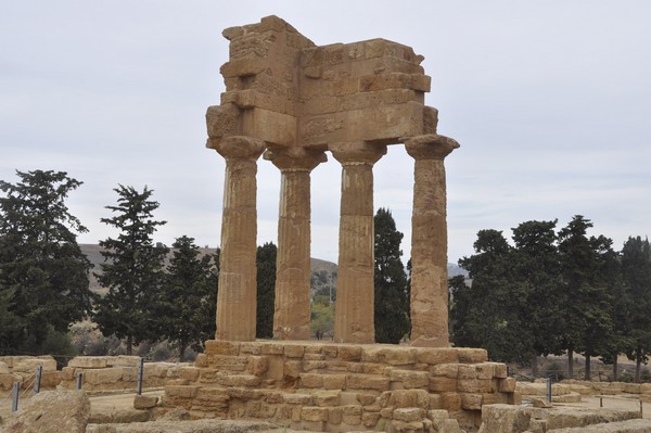 The so-called Temple of the Dioscuri