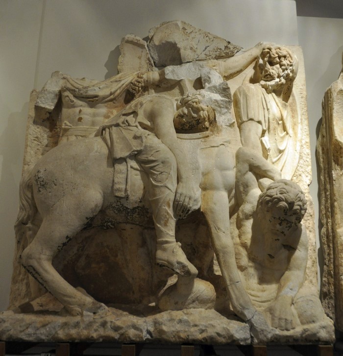 Ephesus, Parthian Monument, Wounded Parthian commander