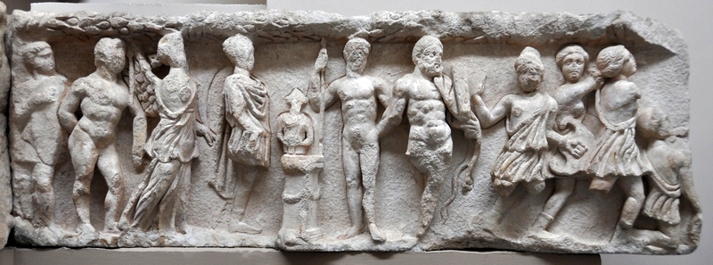 Ephesus, Temple of Hadrian, 4th-century relief (2)
