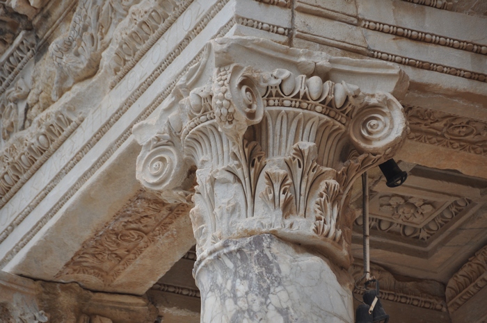 Ephesus, Library of Celsus, Capital