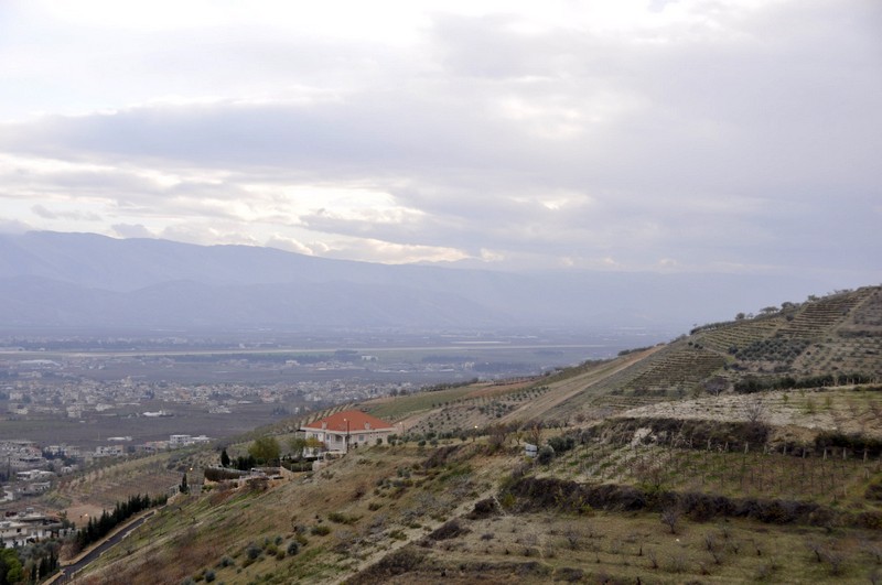 Bekaa valley from Qsarnaba