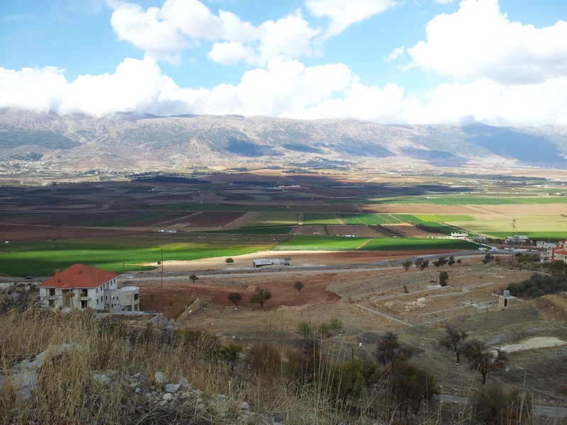 Bekaa valley, south