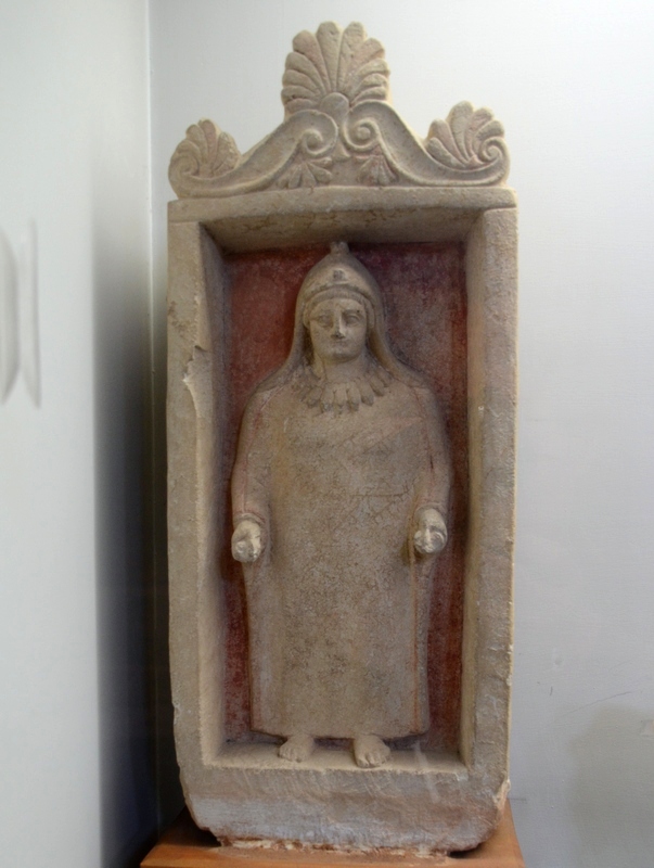 Salamis, Relief of a Byzantine lady